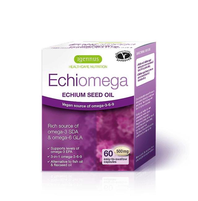 Igennus echiomega 500mg 60's on Productcaster.