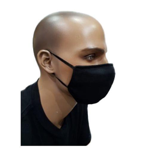 Giftscircle Geschenkencircle Effen stoffen gezichtsmasker voor volwassene - Zwart, 1 elk (pak van 1) on Productcaster.