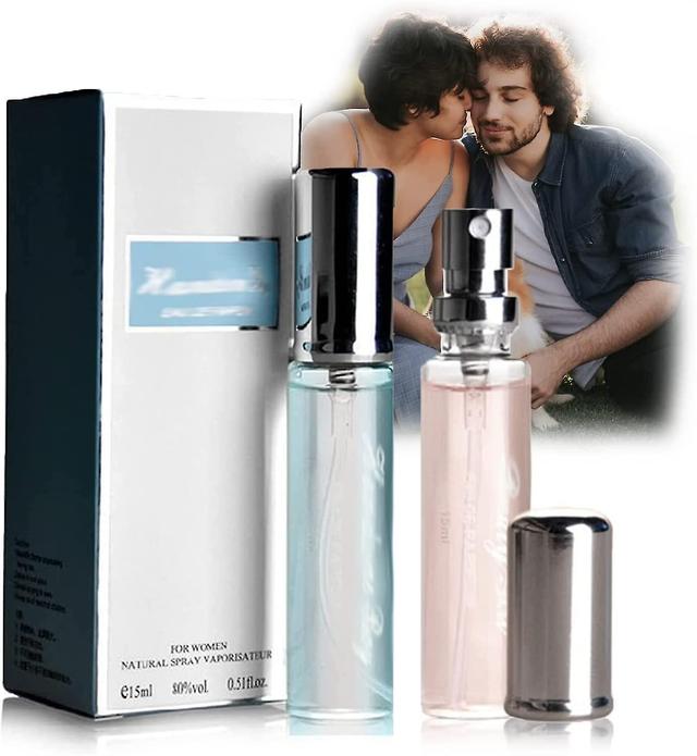 Pheromone Perfume Spray For Women Men, Enhancer Sex Perfume Pheromone Intimate Lure Perfume Attracti 4pcs pink and blue for Mr. a on Productcaster.