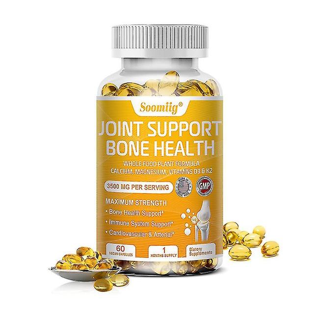 Guoguo High Concentration Of Vitamin D3 + K2 Vitamindhelps Strengthen Bones And Teeth,promotes Calcium Absorption,and Strengthens Bones 60 count-1 ... on Productcaster.