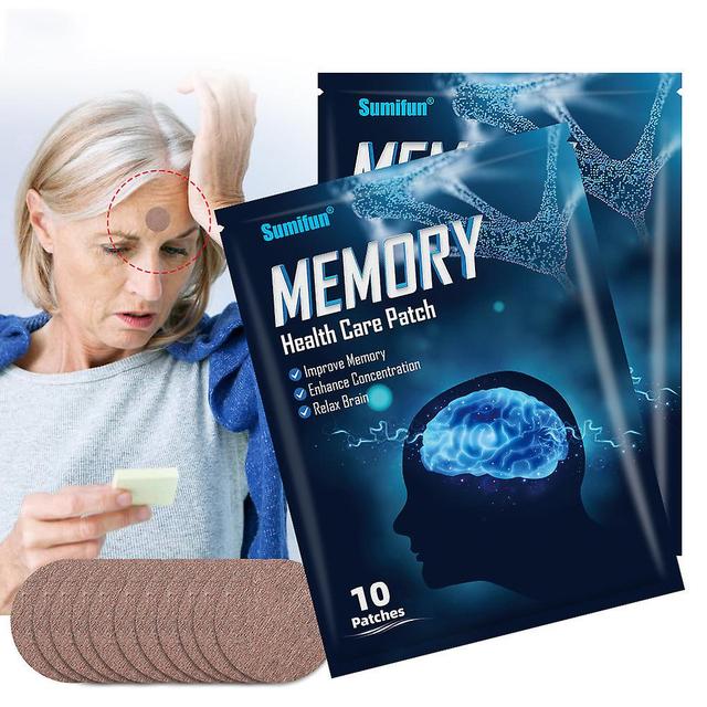 unbrand Memory Health Care Patch Work Stress, Sleep Deprivation, Memory Loss, Soothing And Refreshing Blue on Productcaster.