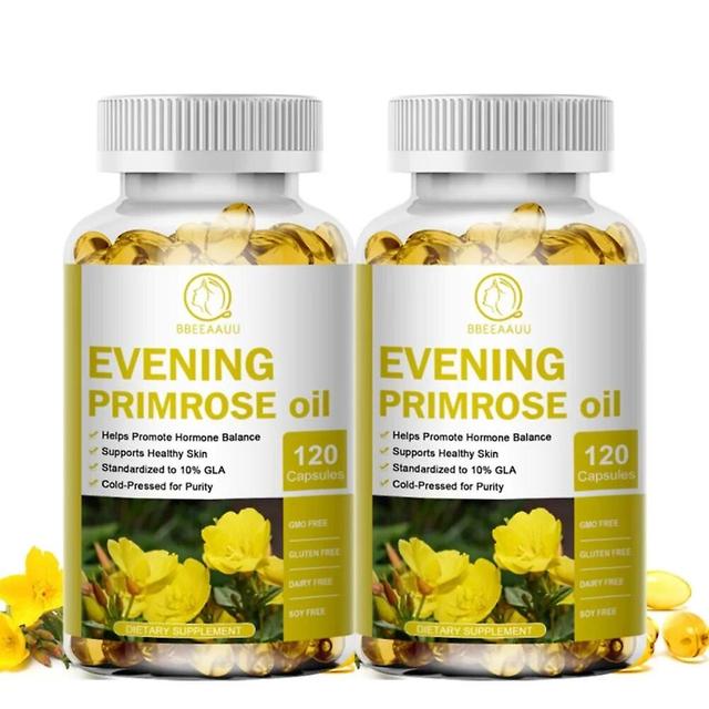 Tib Evening Primrose Capsules For Menopause & Menstruation Health For Women Skin Care Beauty Health Light Spot Tib 120pcs on Productcaster.