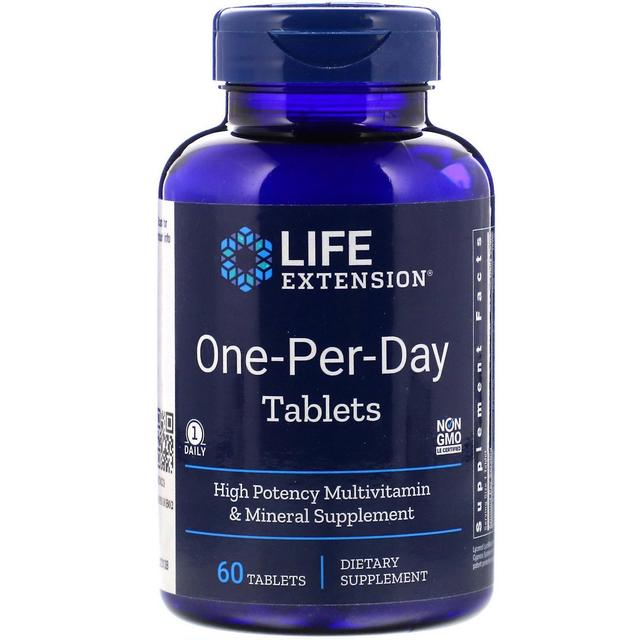 Life Extension, One-Per-Day Tablets, 60 Tablets on Productcaster.