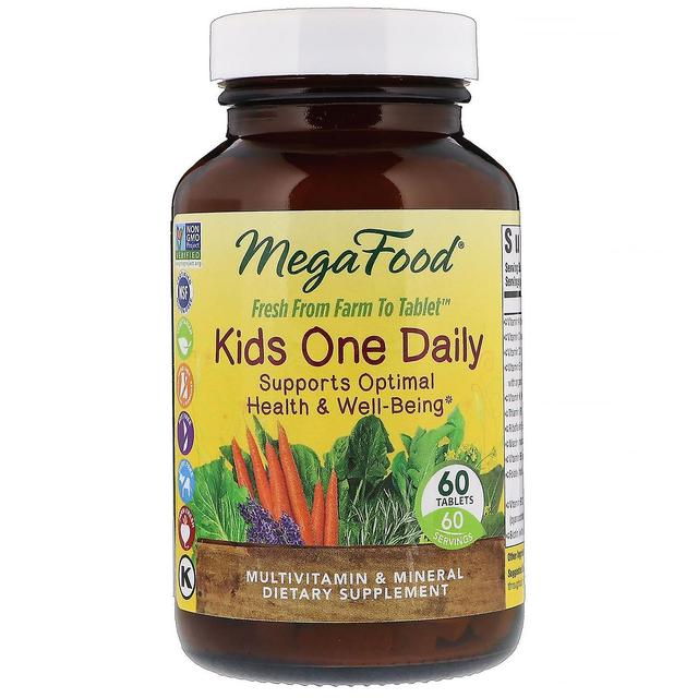 MegaFood, Kids One Daily, 60 Tablets on Productcaster.