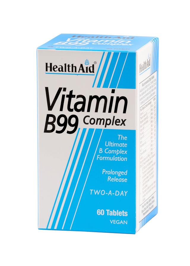 Health Aid Vit B99 Complex - Prolonged Release, 60 Tablets on Productcaster.