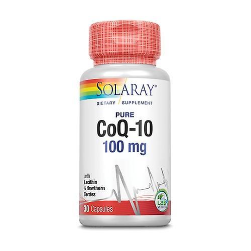 Solaray Pure Co-Q10 30 softgels of 100mg on Productcaster.