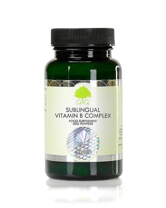 G&g vitamins sublingual vitamin b complex 50g powder on Productcaster.