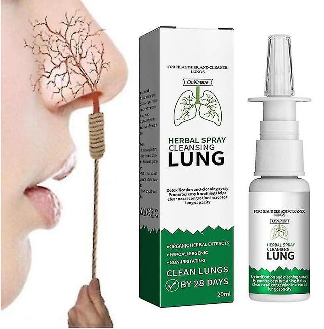 ShuFu Lung Detox Herbal Cleanser Spray tupakoitsijoille Kirkas nenän tukkoisuus 20ml 1kpl on Productcaster.