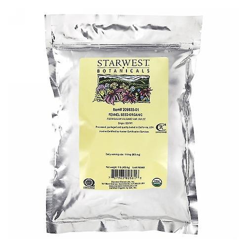 Starwest Botanicals Organické feniklové semeno, 1 Lb (balenie po 1) on Productcaster.