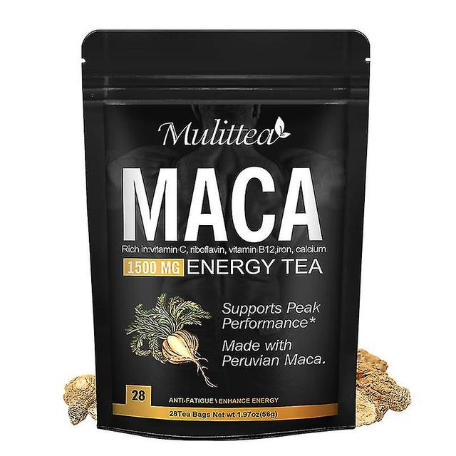 Guoguo Blackmaca Root Extracts Tonic Tea Improvement Health Strength Blaster For Men Physical Strength Energy Booster 28xteabag on Productcaster.