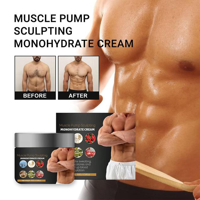 50g Slim Shaping Cream voor mannen Belly Fat Burner Sweat Enhancer Cream voor volwassenen Mannen Gewichtsverlies A on Productcaster.