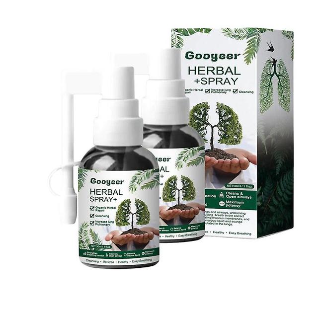 2pcs Natural Herbal Repair Oral Spray 30ml Lung Support Relief Cough Dry Itchy Throat Fresh Breath Body Care Health Care on Productcaster.