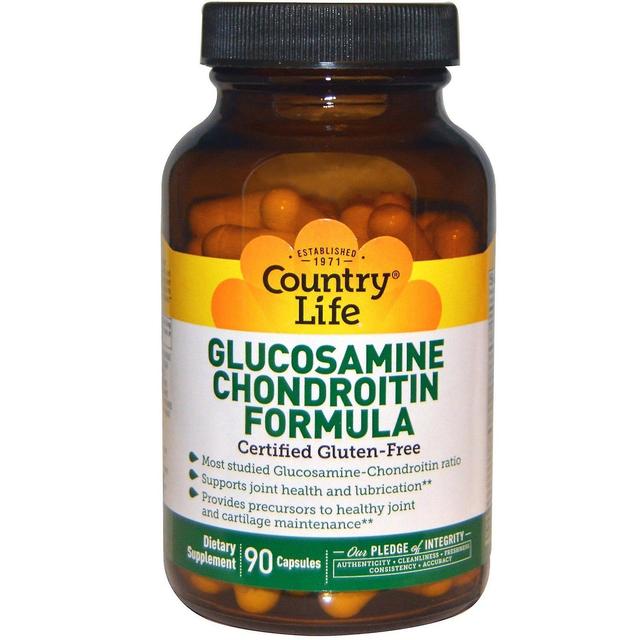 Country Life, Glucosamine Chondroitin Formula, 90 Capsules on Productcaster.