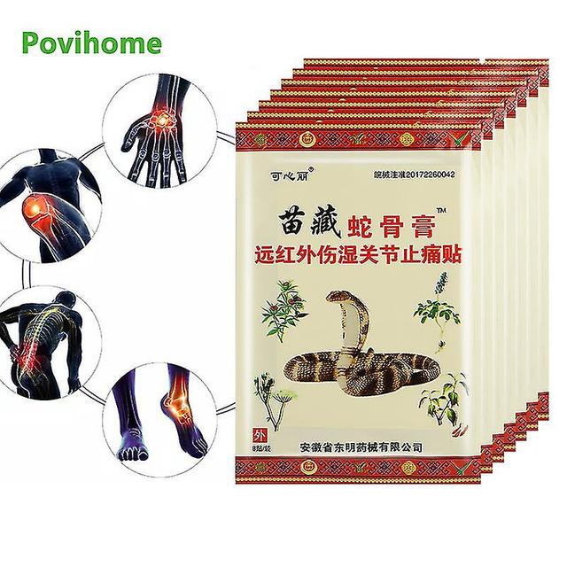 40pcs Snake Oil Extract Plaster Pain Relief Patch Back Neck Knee Ache Orthopedic Joints Chinese Herbal Medical Stickers C2311 Hk on Productcaster.