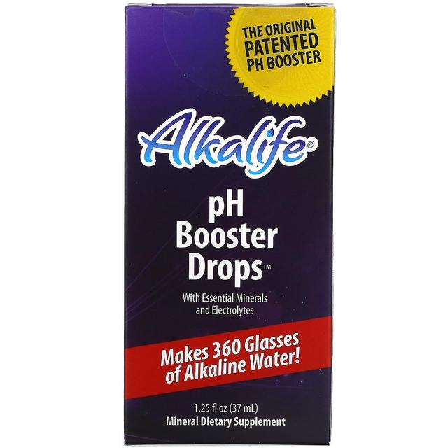 Alkalife, pH Booster droppar med essentiella mineraler och elektrolyter, 1,25 fl oz (37 ml) on Productcaster.