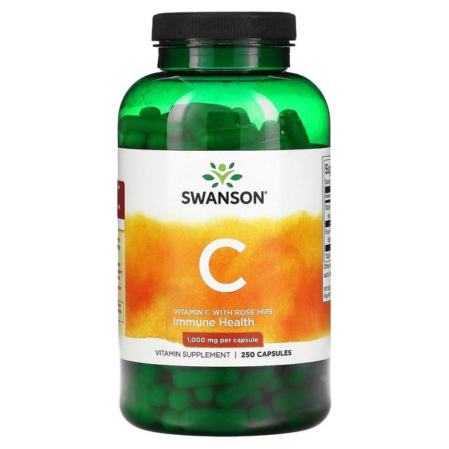 Swanson, Vitamine C met rozenbottels, 1.000 mg, 250 capsules on Productcaster.