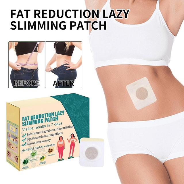 Fettreduktion Lazy Slimming Patch, Bauchpflaster mit natürlichen Pflanzenextrakten, 10 Stück Nabelaufkleber 10 pcs on Productcaster.