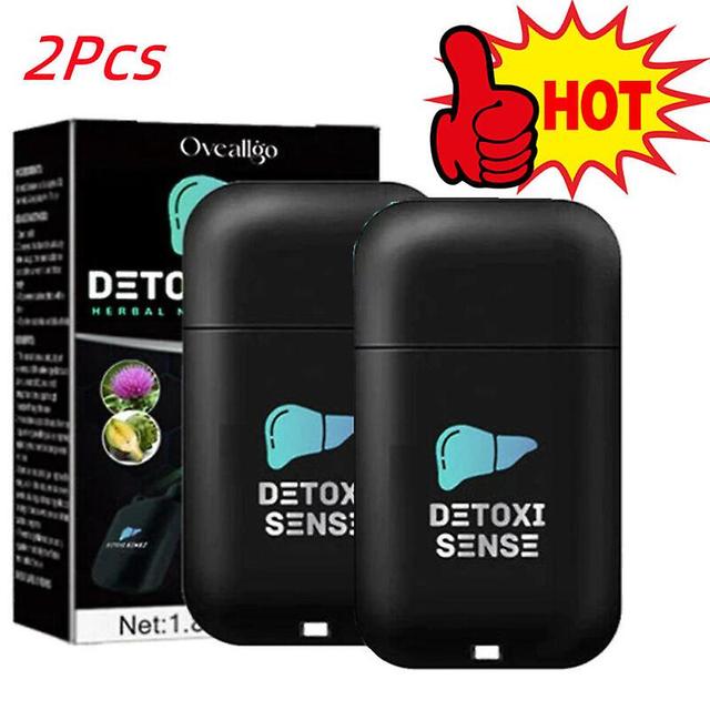 2Pcs Oveallgo DetoxiSense Herbal Nasal Revitalizer on Productcaster.