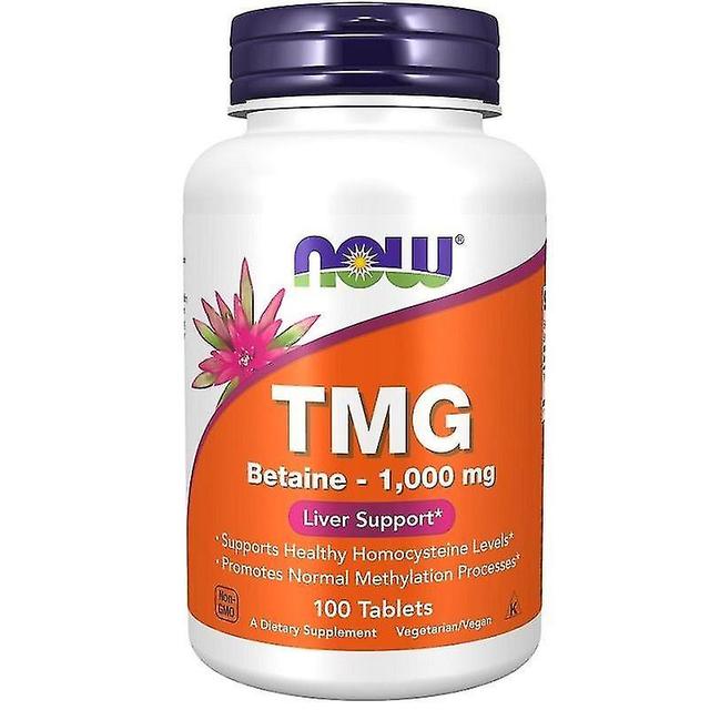 NOW Foods TMG (Trimethylglycine) 1000mg Tablets 100 on Productcaster.