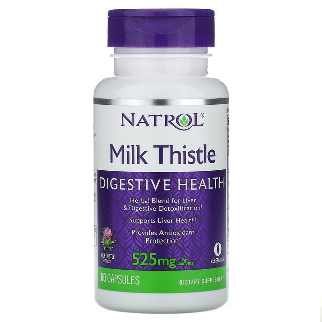 Natrol, Milk Thistle , 525 mg, 60 Capsules on Productcaster.