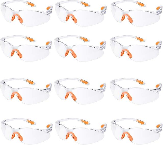 WINNOW Lot de 12 Lunette de Scurit Lunettes de Protection Travail avec Lentilles Transparentes Anti-Bue Lunette Protection pour Jardin Laboratoire ... on Productcaster.