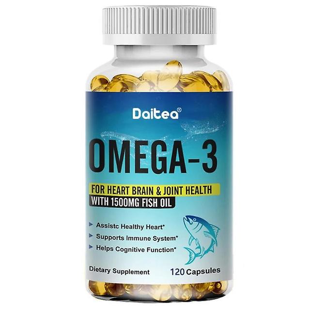 Sofirn Daitea-Omega 3 fish oil, 60/120 capsules, 1500 Mg, immune system and cognitive health, no transgenics 120 count 1 bottle on Productcaster.