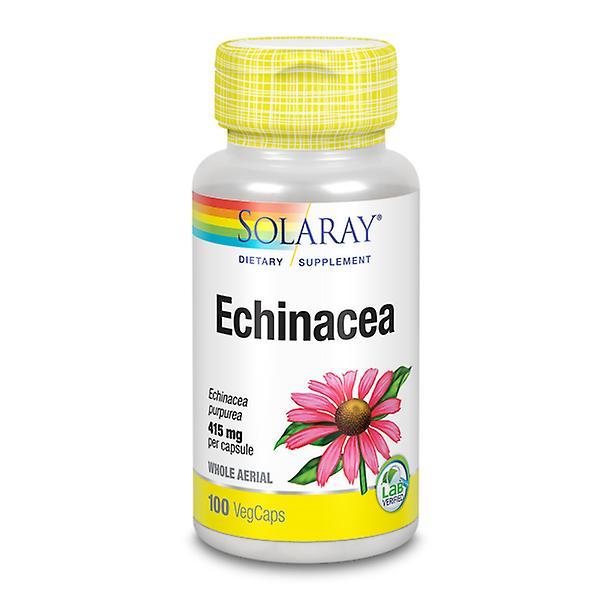 Solaray echinacea aerial | healthy immune function and respiratory support | non-gmo, vegan | 100ct, 50 serv. on Productcaster.