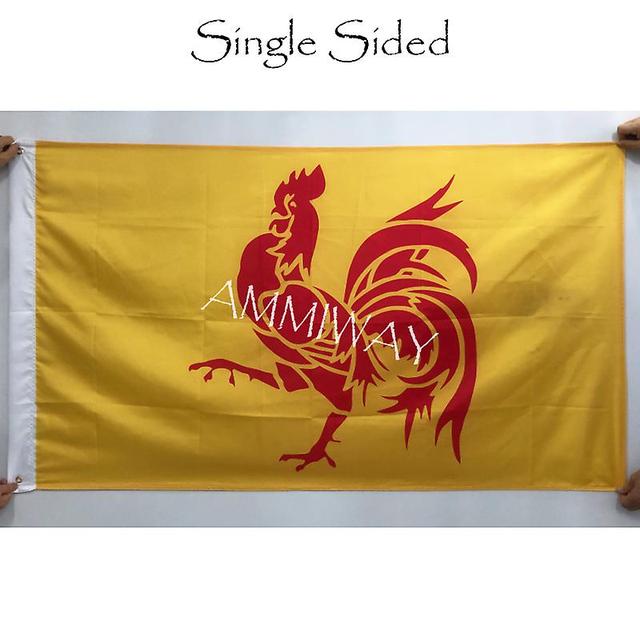 Ederfun Setiap Ukuran Belgia Wallonia Bendera Belgia Daerah Dan Masyarakat Poliester Tunggal Atau Ganda Dijahit Bendera Dan Spanduk Single Sided3 1... on Productcaster.