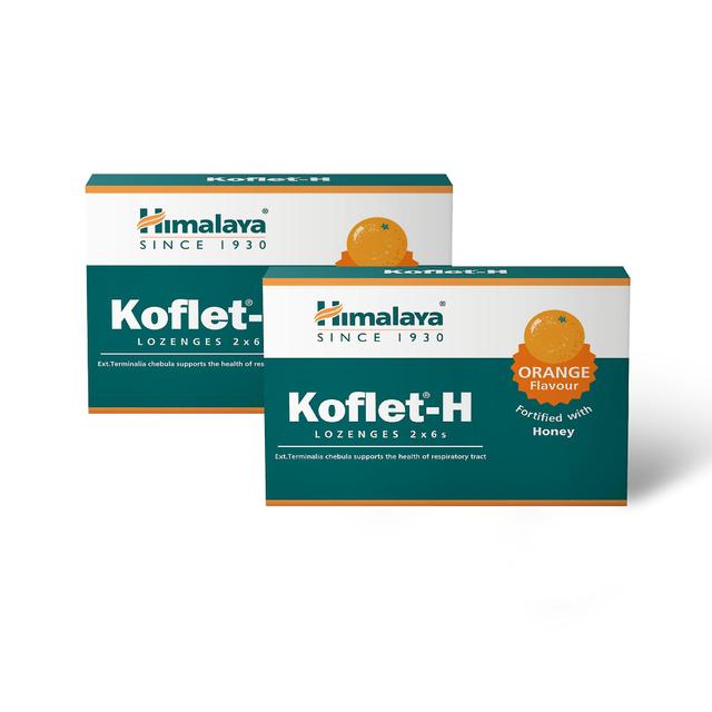 Himalaya Wellness Himalaya koflet-h orange - Lutschtabletten 2x6s (2er-Pack) on Productcaster.