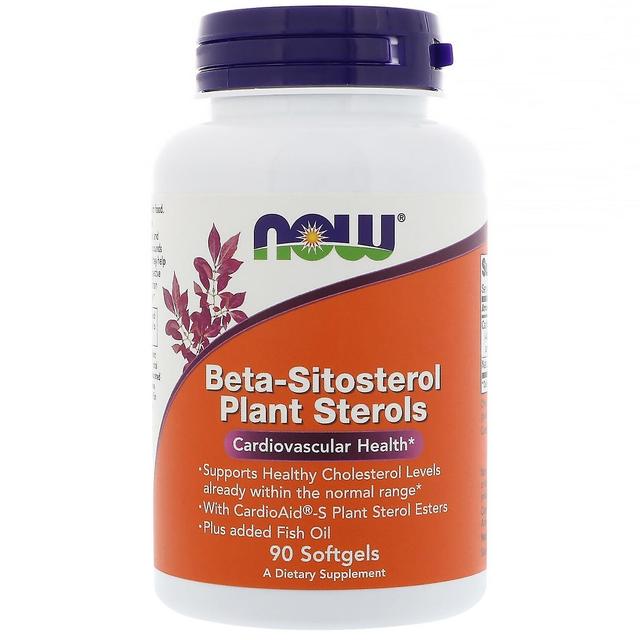 Now Foods, Beta-Sitosterol Pflanze Sterole, 90 Softgels on Productcaster.