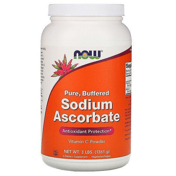 NOW Foods Agora Alimentos, Ascorbato de Sódio em Pó, 3 lbs (1361 g) on Productcaster.