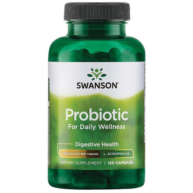 Swanson Probiotic til daglig wellness 1 milliard CFU 120 kapsler on Productcaster.