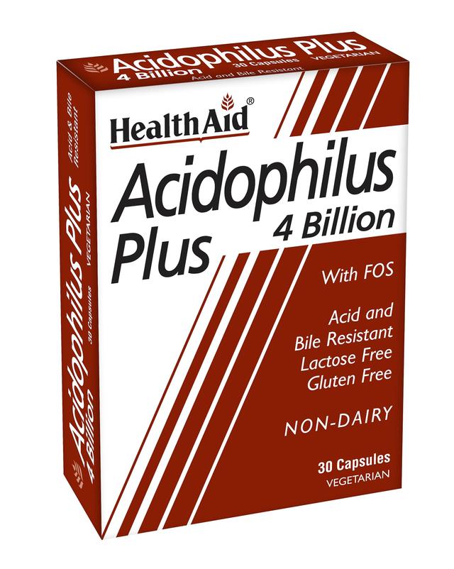 Health Aid Hälsostöd acidophilus plus 4 miljarder med fos 30's on Productcaster.