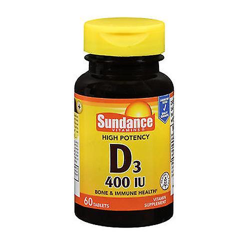 Sundance Vitaminen Hoge Potentie D3 Vitamine Tabletten,400 IE,60 Tabs (Pack van 1) on Productcaster.