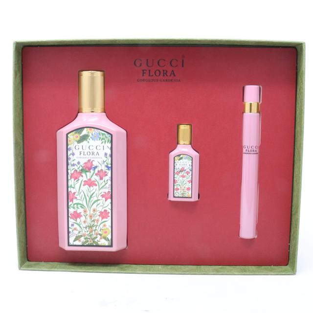 Gucci Flora Gorgeous Gardenia Eau De Parfum 3-Pcs Set / New With Box on Productcaster.