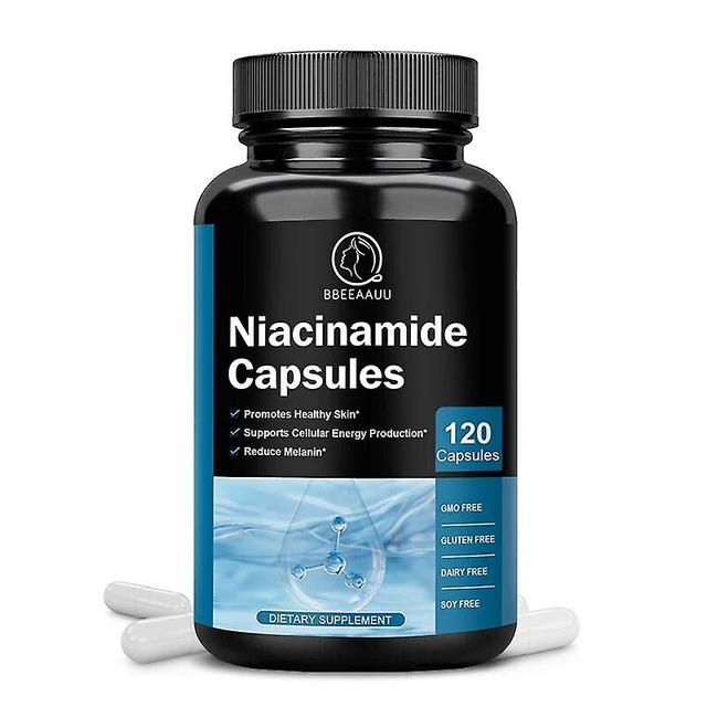 Tib 500mg Nicotinamide Capsules Dna Repair Liver Function Beauty Brighten Skin Tone Cellular Metabolism Cognitive Function Tib 120pcs on Productcaster.