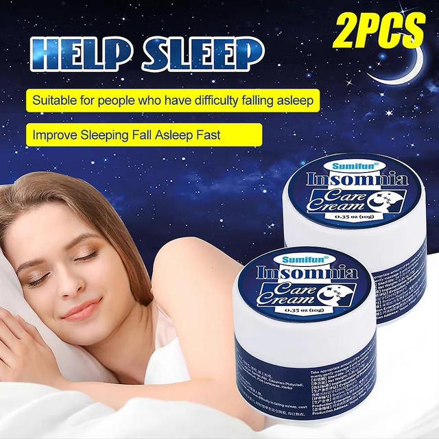 Insomnia Care Cream verbetert slaapkwaliteit slaapmiddel Rust Relax Kruidenzalf 10g 2Pc's on Productcaster.