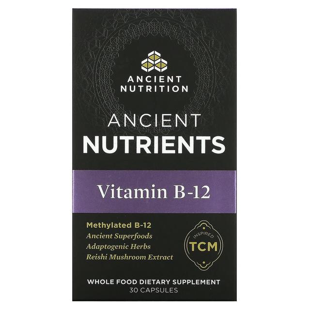 Dr. Axe / Ancient Nutrition, Vitamin B-12, 30 kapslar on Productcaster.