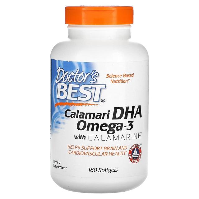 Doctor's Best, Calamari DHA Omega-3 con Calamarine, 180 cápsulas blandas on Productcaster.