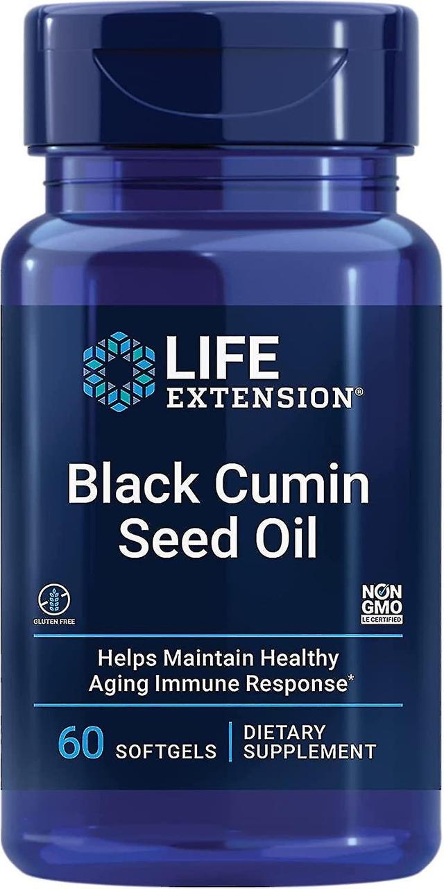 Life Extension Prolongation de la durée de vie utile Huile de graines de cumin noir 60 Softgels on Productcaster.