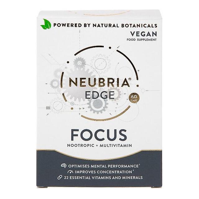 Neubria Edge Focus Nootropic Multivitamin Vegansk 60 Kapsler on Productcaster.