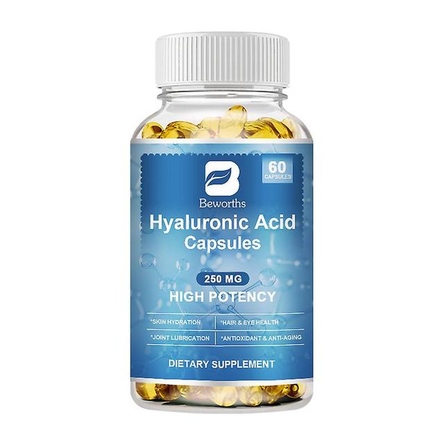 Visgaler Hyaluronic Acid Supplements Plus Biotin&vitamin C High Potency Support Skin Hydration,joint Lubrication,hair&eye Health 60capsules on Productcaster.