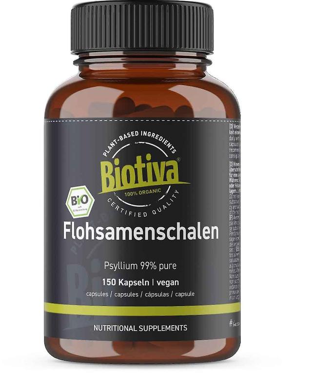 biotiva-fr Flohsamenschalen kapseln bio 150 kapseln on Productcaster.