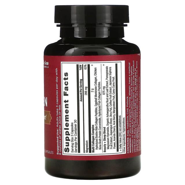 Dr. Axe / Ancient Nutrition, Multi Collagen, Beauty + Sleep Support, 90 Capsules on Productcaster.