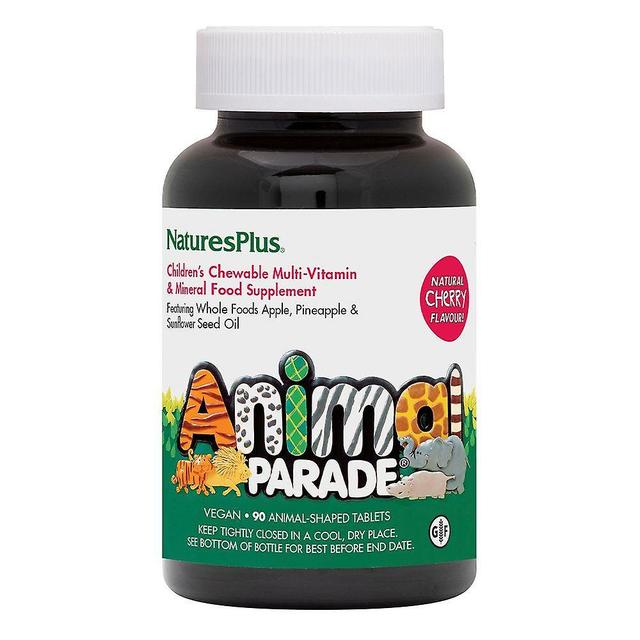 Nature's plus animal parade natural cherry flavour 90's on Productcaster.