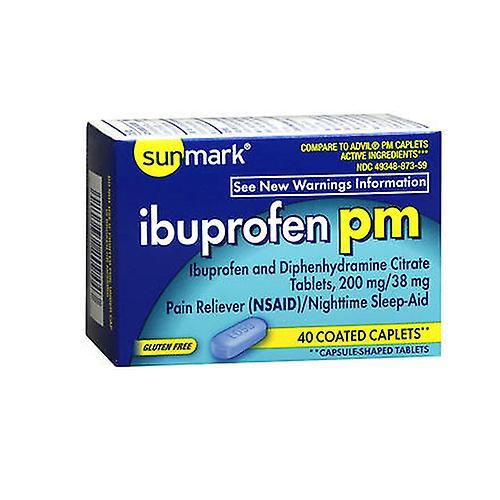 Sunmark Ibuprofen Pm Coated, Count of 1 (Pack of 1) on Productcaster.