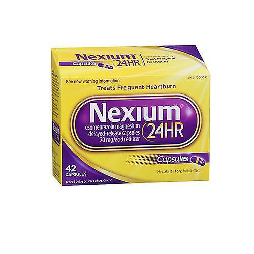 Nexium 24HR, 42 Caps (Pack of 1) on Productcaster.