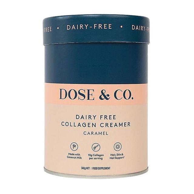 Dose & Co Dairy-Free Collagen Creamer Caramel 340g on Productcaster.