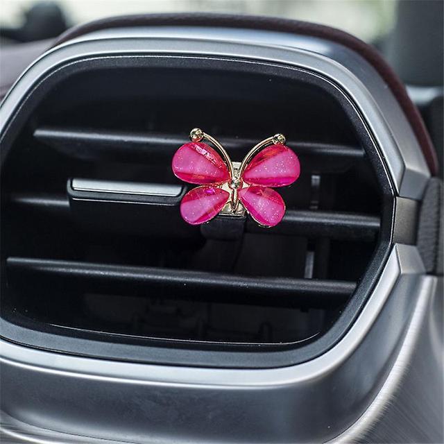 Butterfly Car Air Outlet Perfume Creative Car Perfume Car Air Conditioning Mouth Perfume Clip Car Aromatherapy Car Accessories on Productcaster.