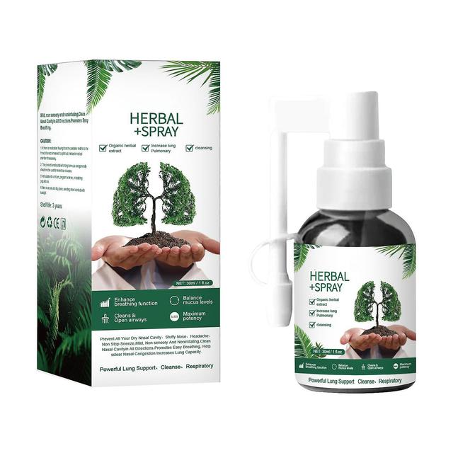 Respinature Herbal Lung Cleanse Mist-Powerful Lung Support, 30ml Respinature Herbal Spray, Powerful Lung Support & Cleanse & Respiratory 3 pcs on Productcaster.